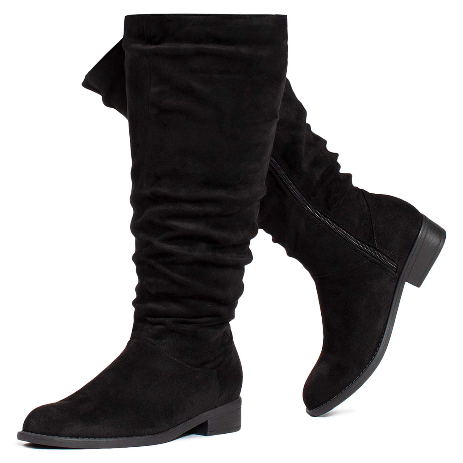 RoseMuse　fur attach stretch long boots 61SuN+4jzqL.jpg